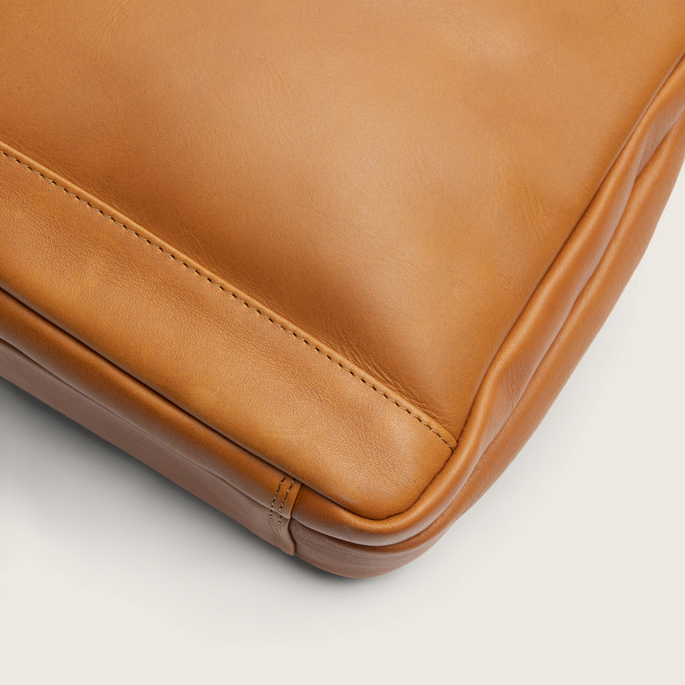 Leder Laptoptasche Cognac Montara
