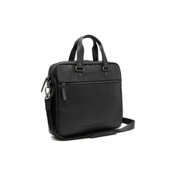 Leren Laptop Bag Zwart Montara
