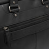 Leren Laptop Bag Zwart Montara