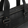 Leren Laptop Bag Zwart Montara