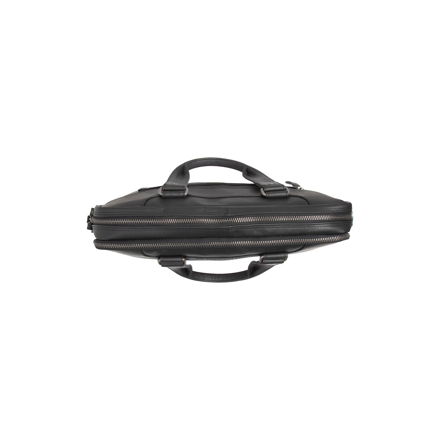 Leren Laptop Bag Zwart Montara