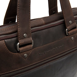 Leren Laptop Bag Bruin Montara