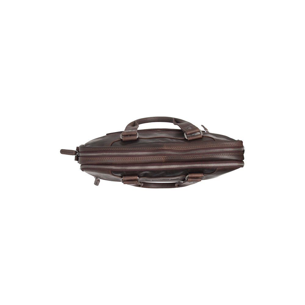 Leather Laptop Bag Brown Montara