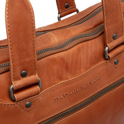 Leren Laptop Bag Cognac Montara