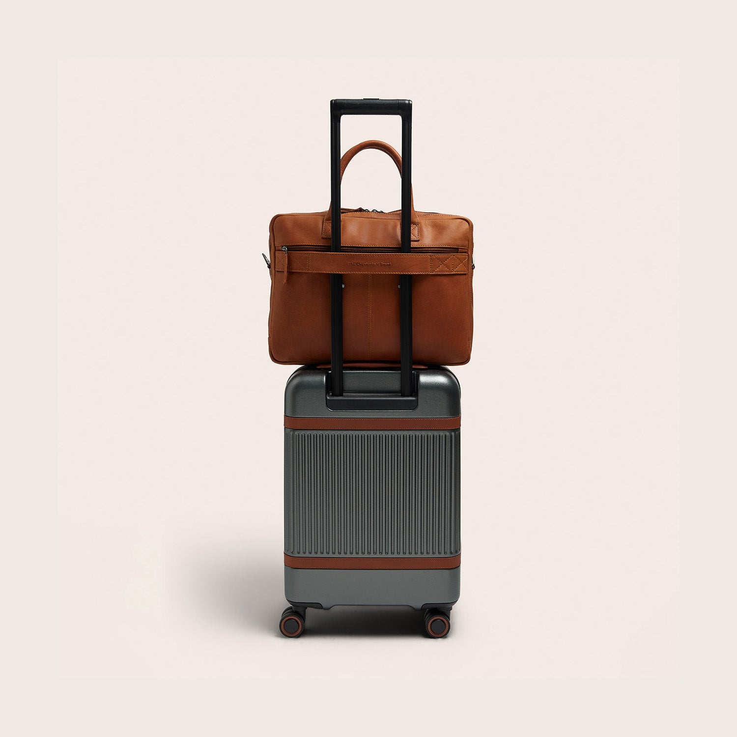 Leder Laptoptasche Cognac Tacama