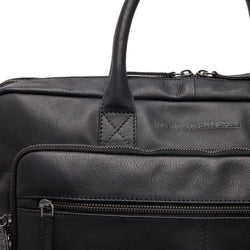 Leren Laptop Bag Zwart Tacama