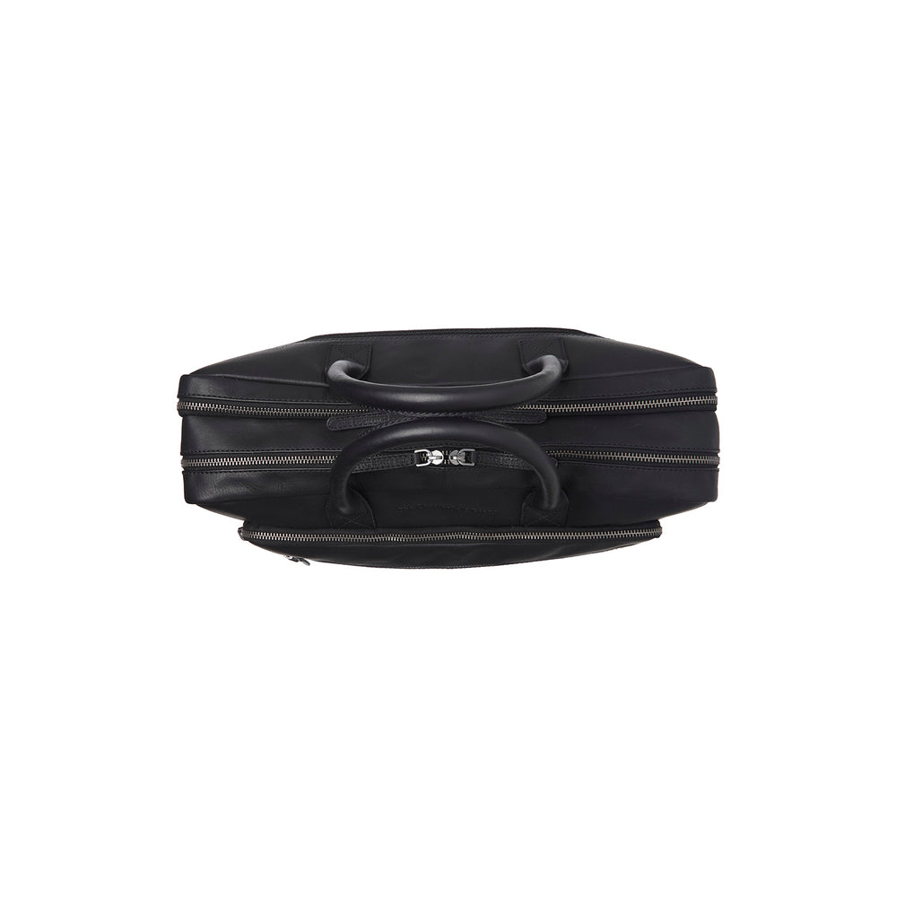 Leather Laptop Bag Black Tacama