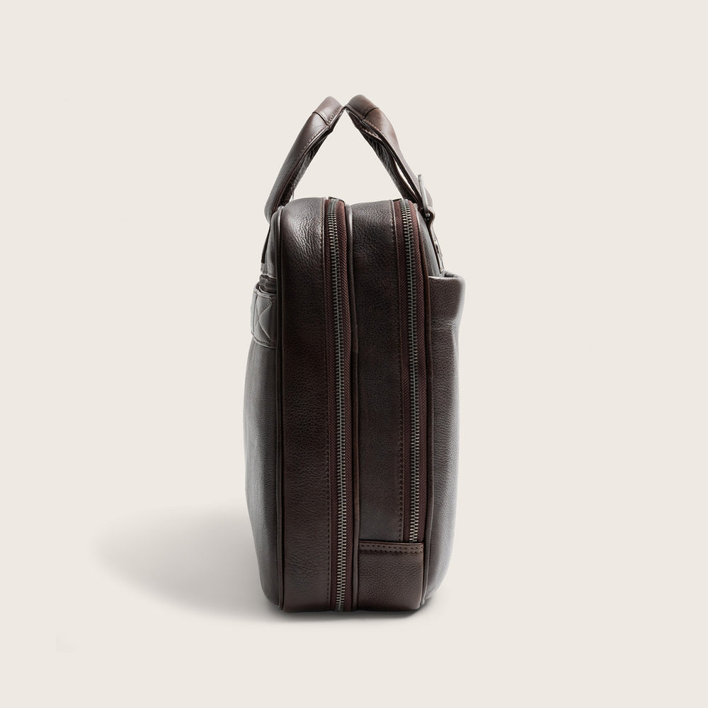 Sacoche Ordinateur en Cuir Marron Venturo