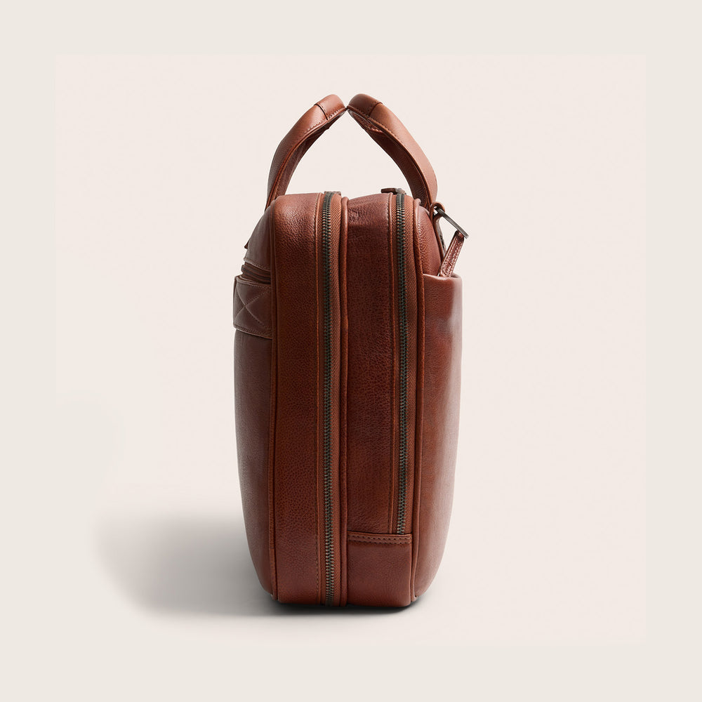 Sacoche Ordinateur en Cuir Cognac Venturo