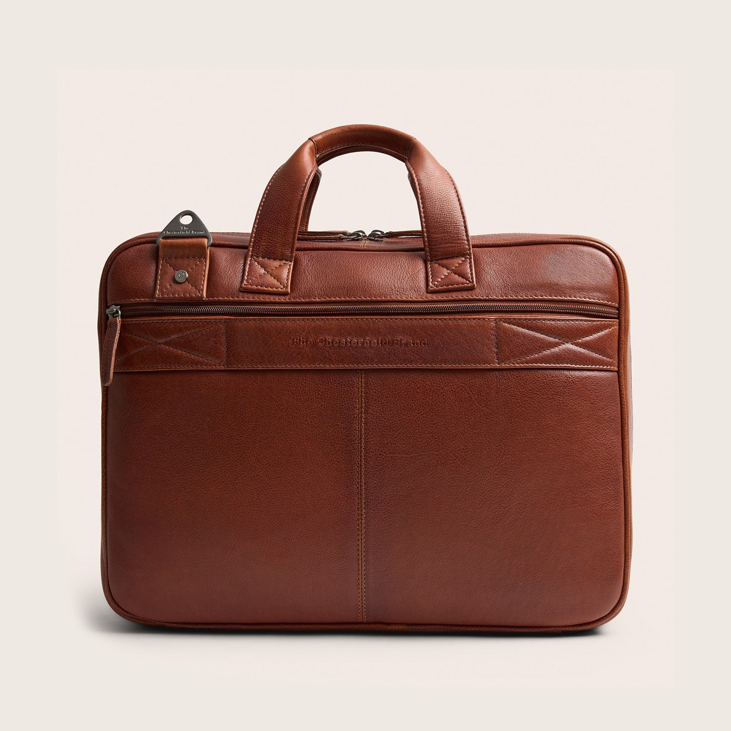 Sacoche Ordinateur en Cuir Cognac Venturo