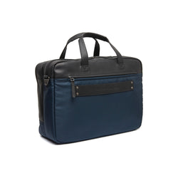 Leder Laptoptasche Navy Nivano