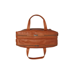 Leder Laptoptasche Stahl Grün Nivano