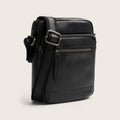 Leather Crossbody Bag Black Birmingham