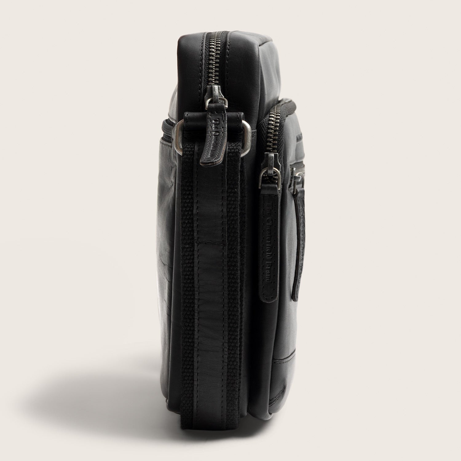 Leather Crossbody Bag Black Birmingham