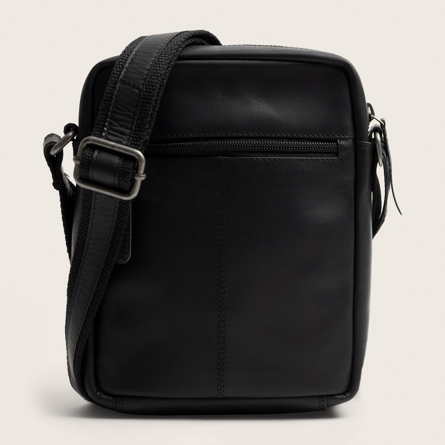 Leather Crossbody Bag Black Birmingham