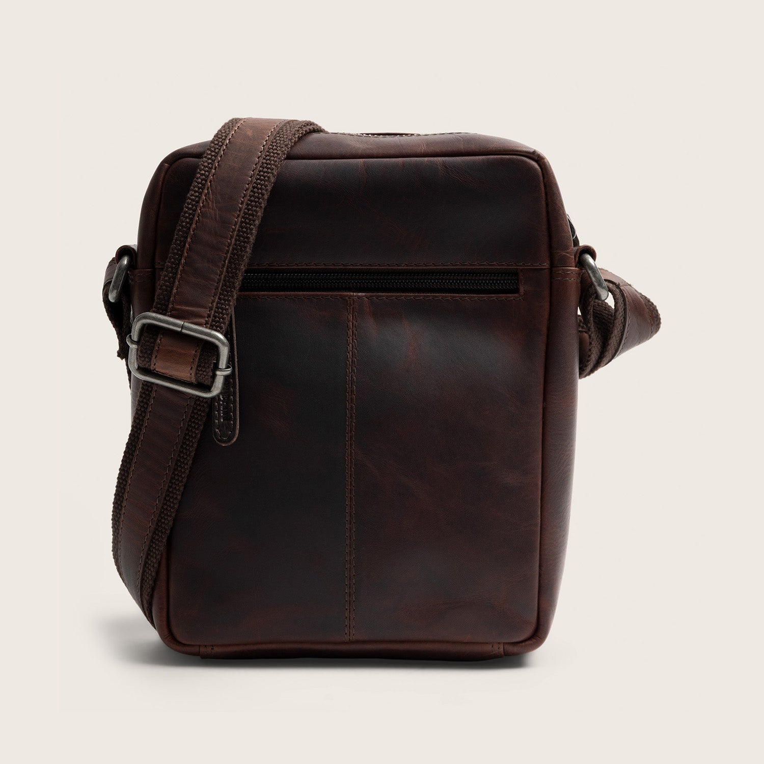 Leren Crossbody Tas Bruin Birmingham