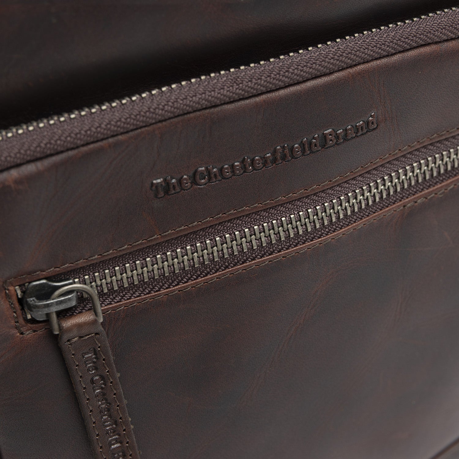 Sac Bandoulière en Cuir Marron Birmingham