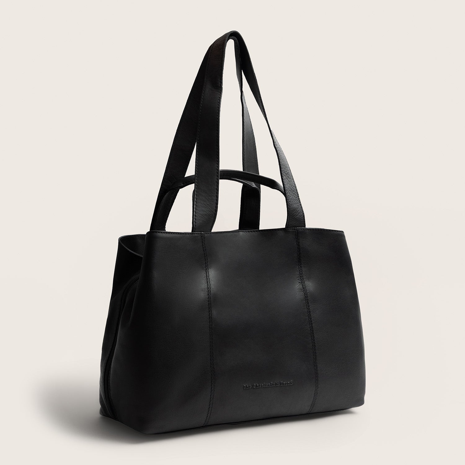 Leather Shoulder Bag Black Gail