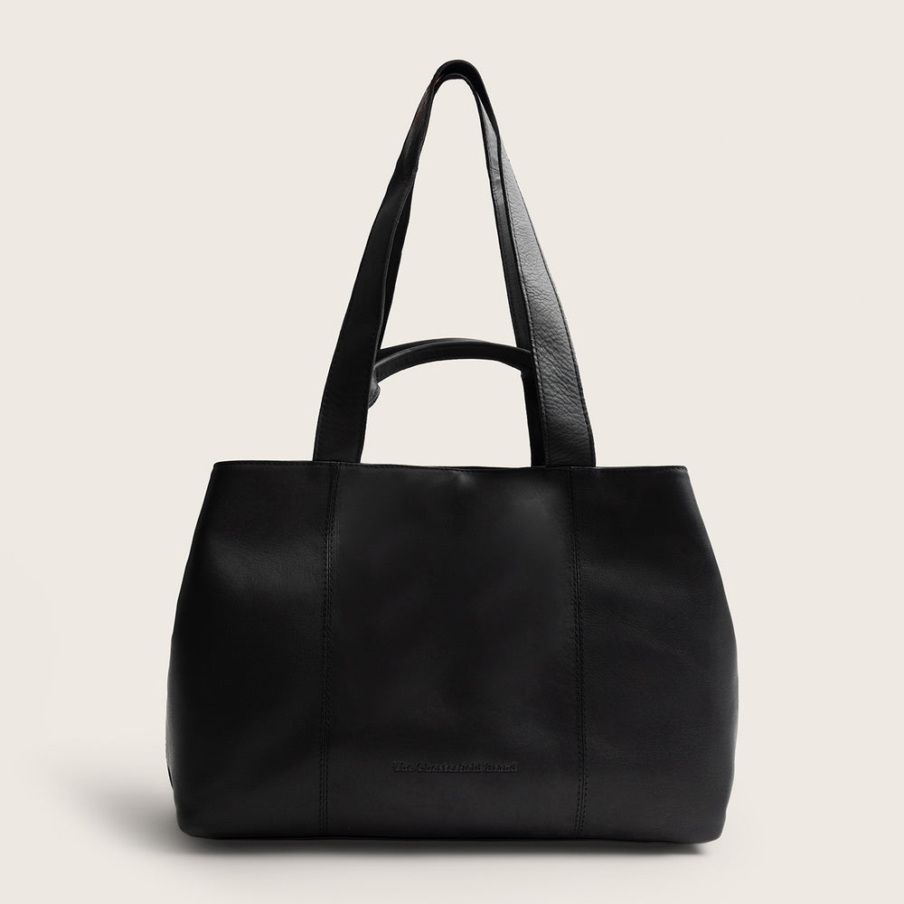 Leather Shoulder Bag Black Gail
