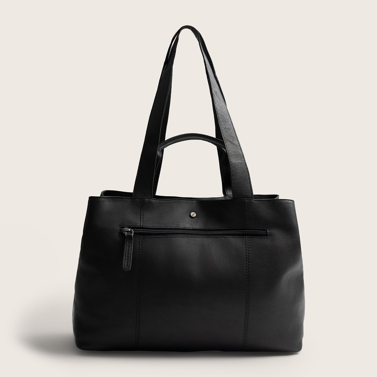 Leather Shoulder Bag Black Gail