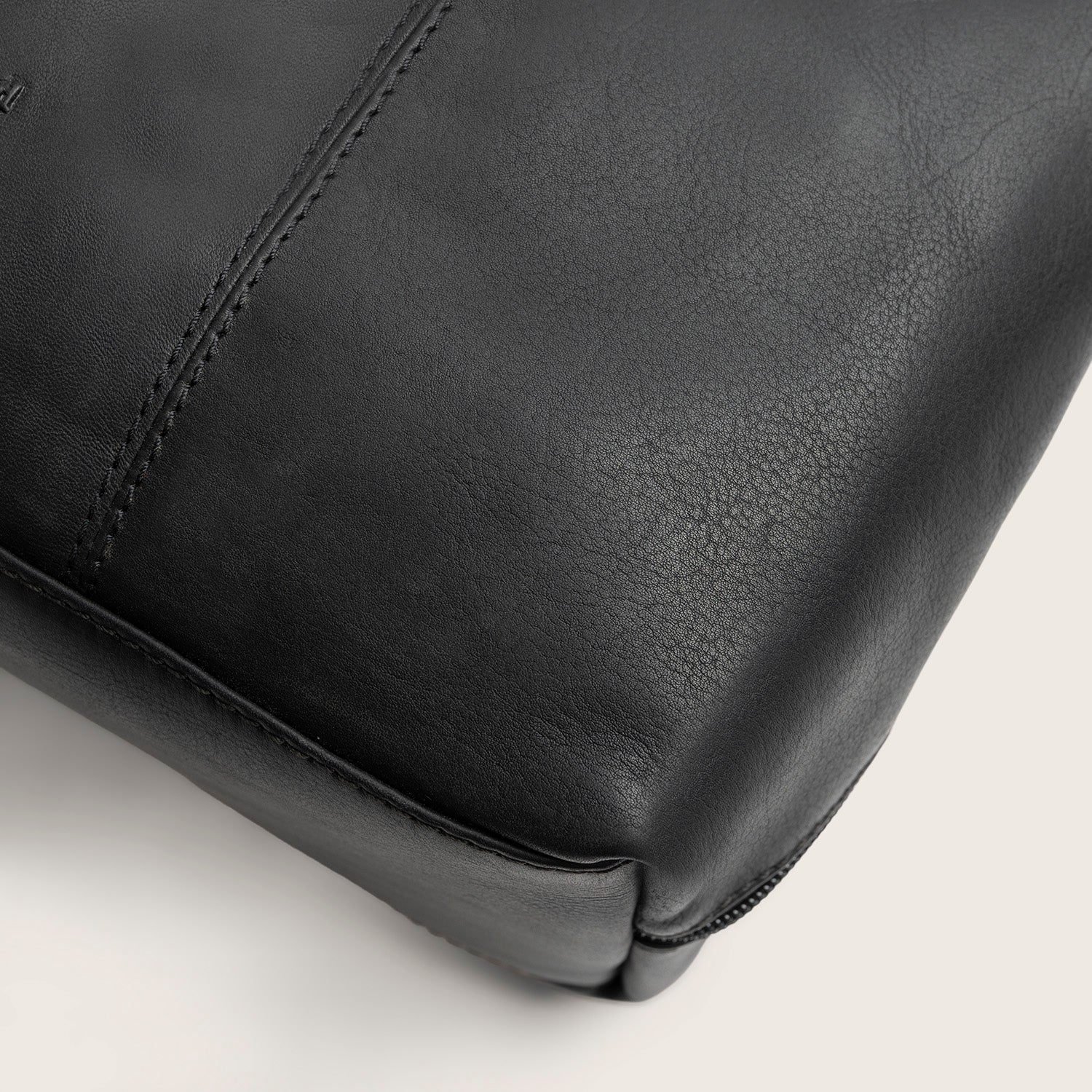 Leather Shoulder Bag Black Gail