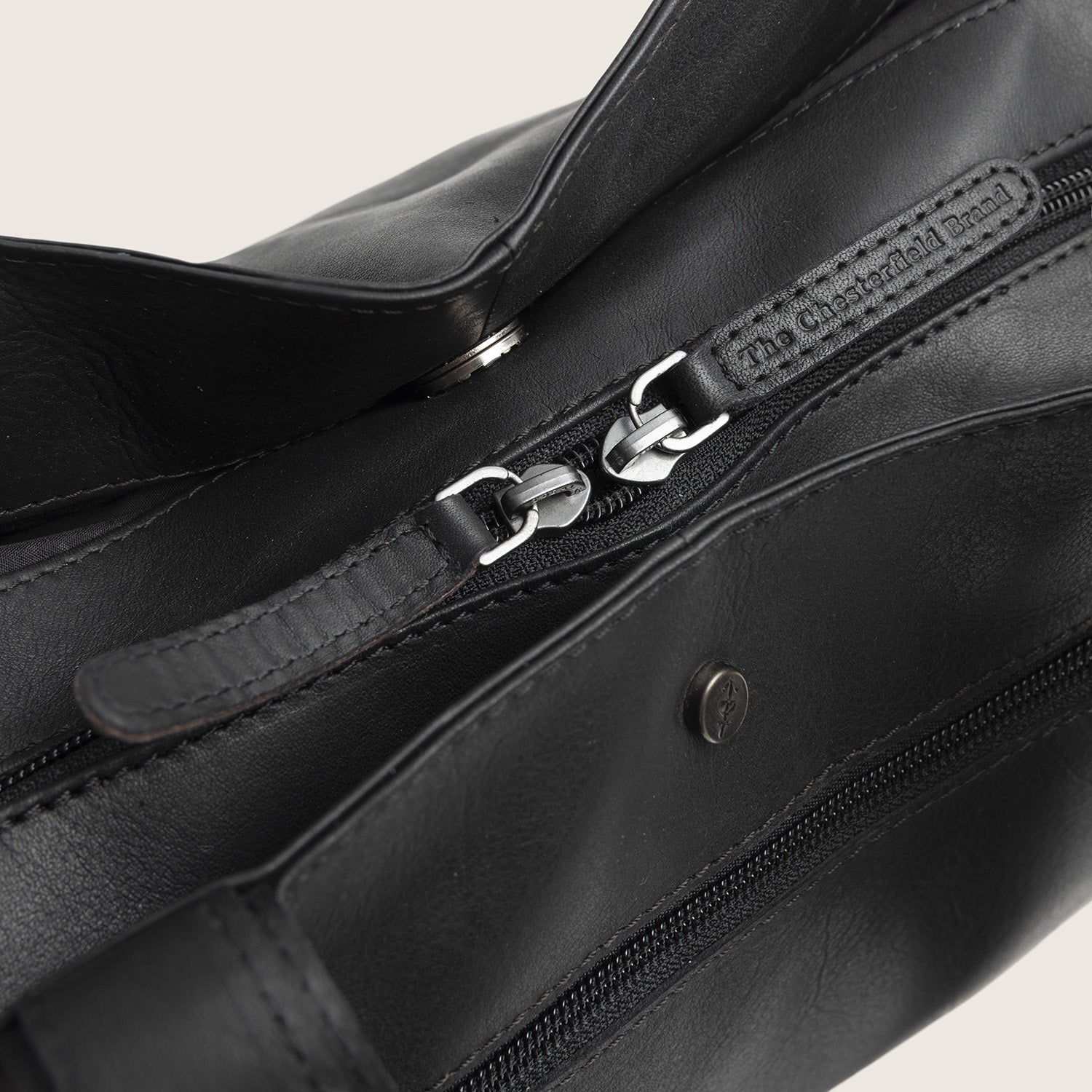 Leather Shoulder Bag Black Gail