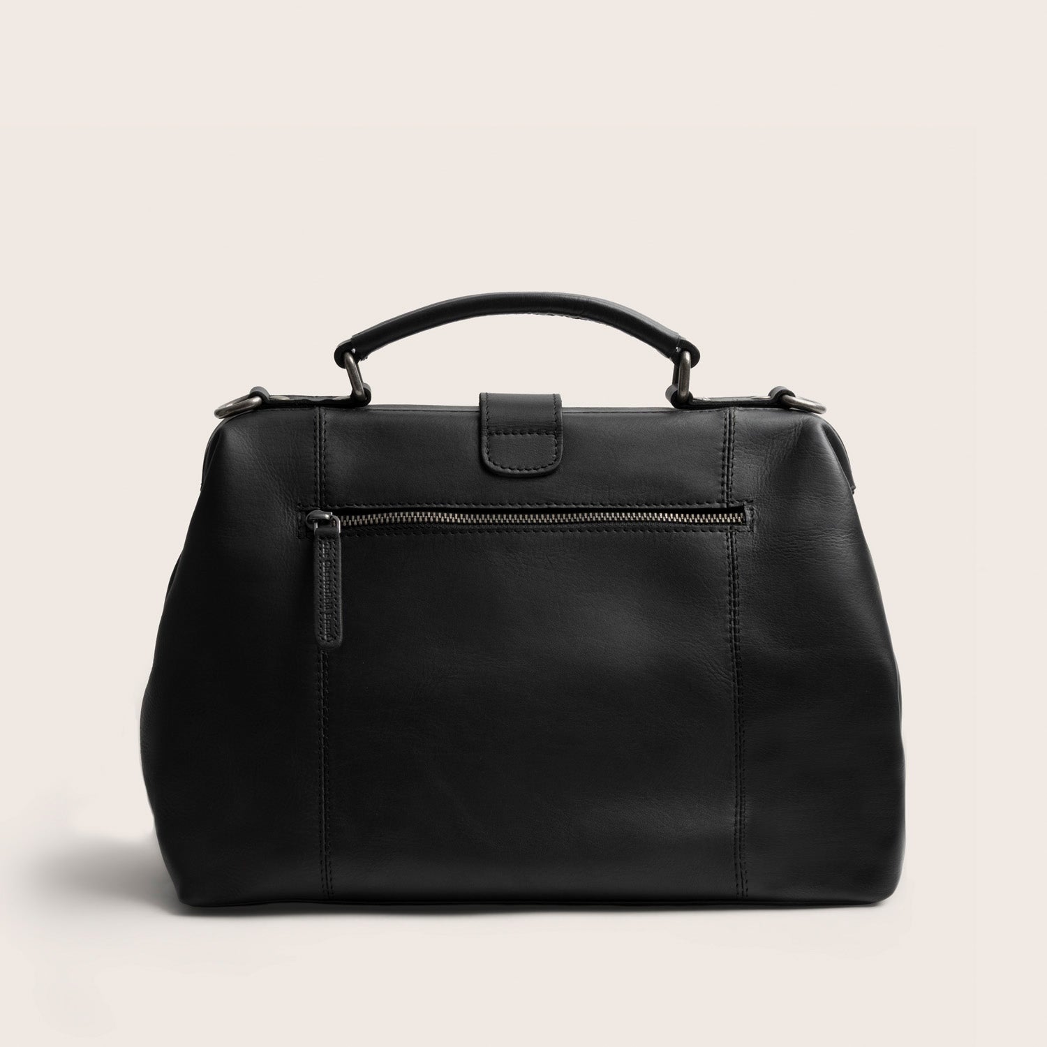 Leren Handtas Zwart Shaun