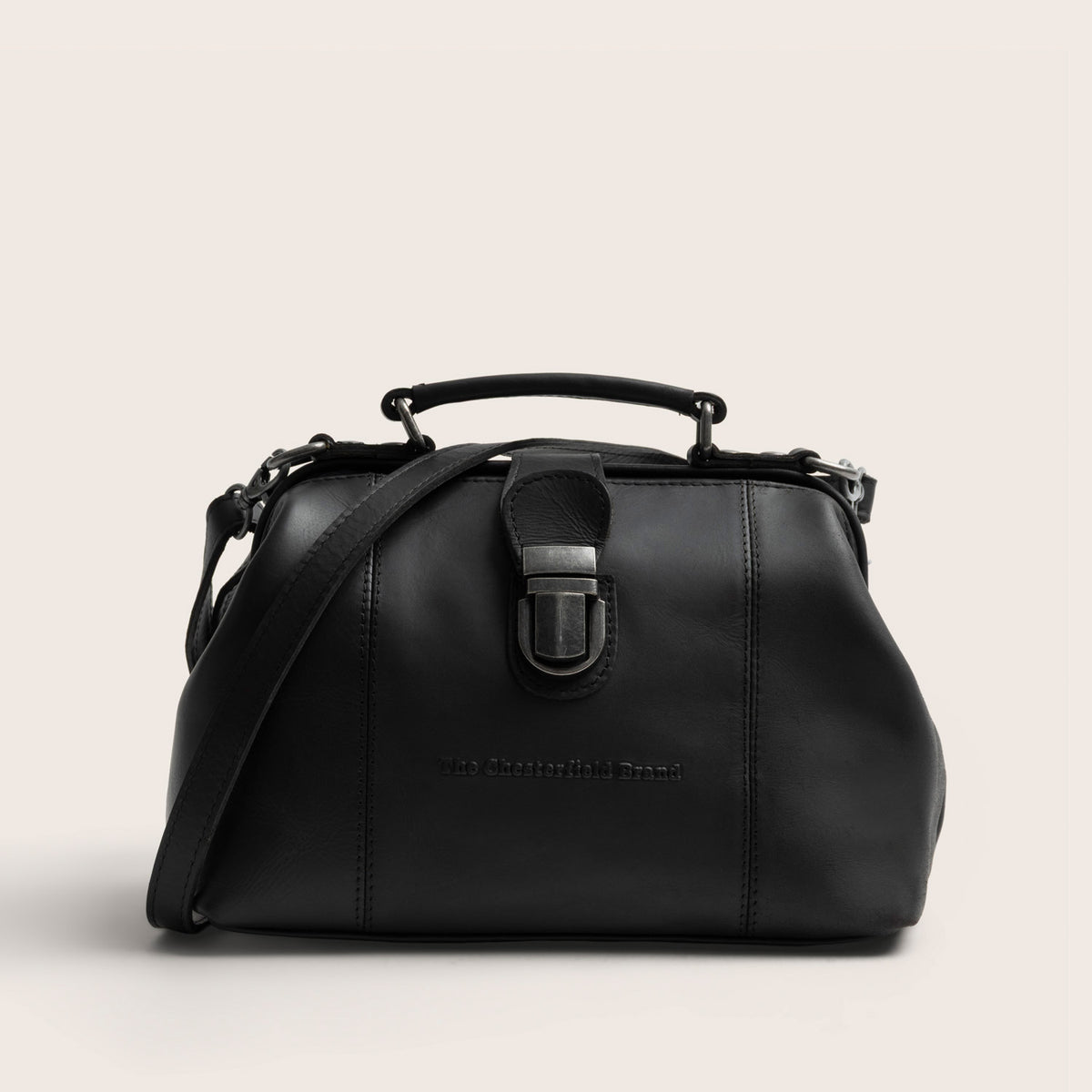 Leder Handtasche Schwarz Rachael