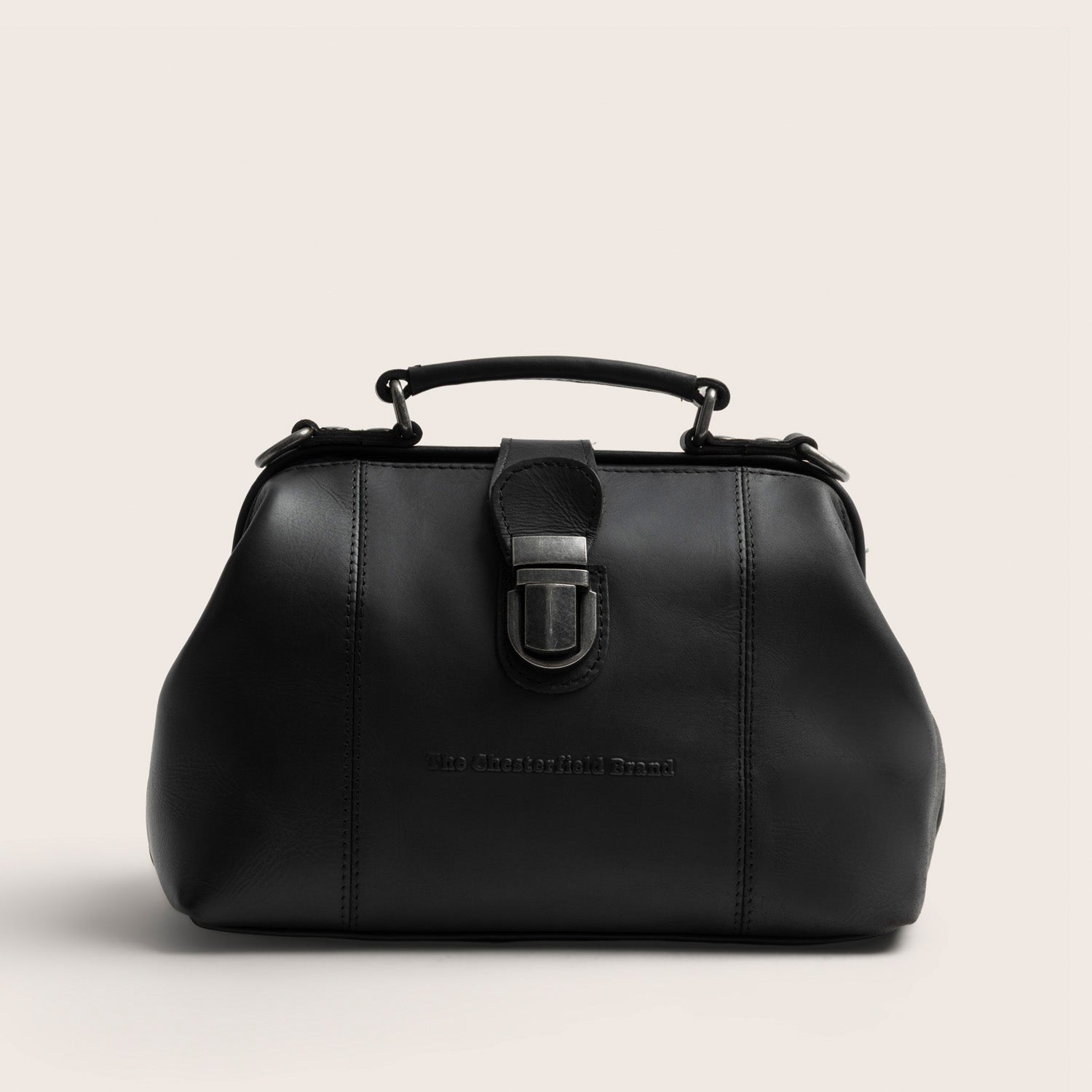 Leder Handtasche Schwarz Rachael