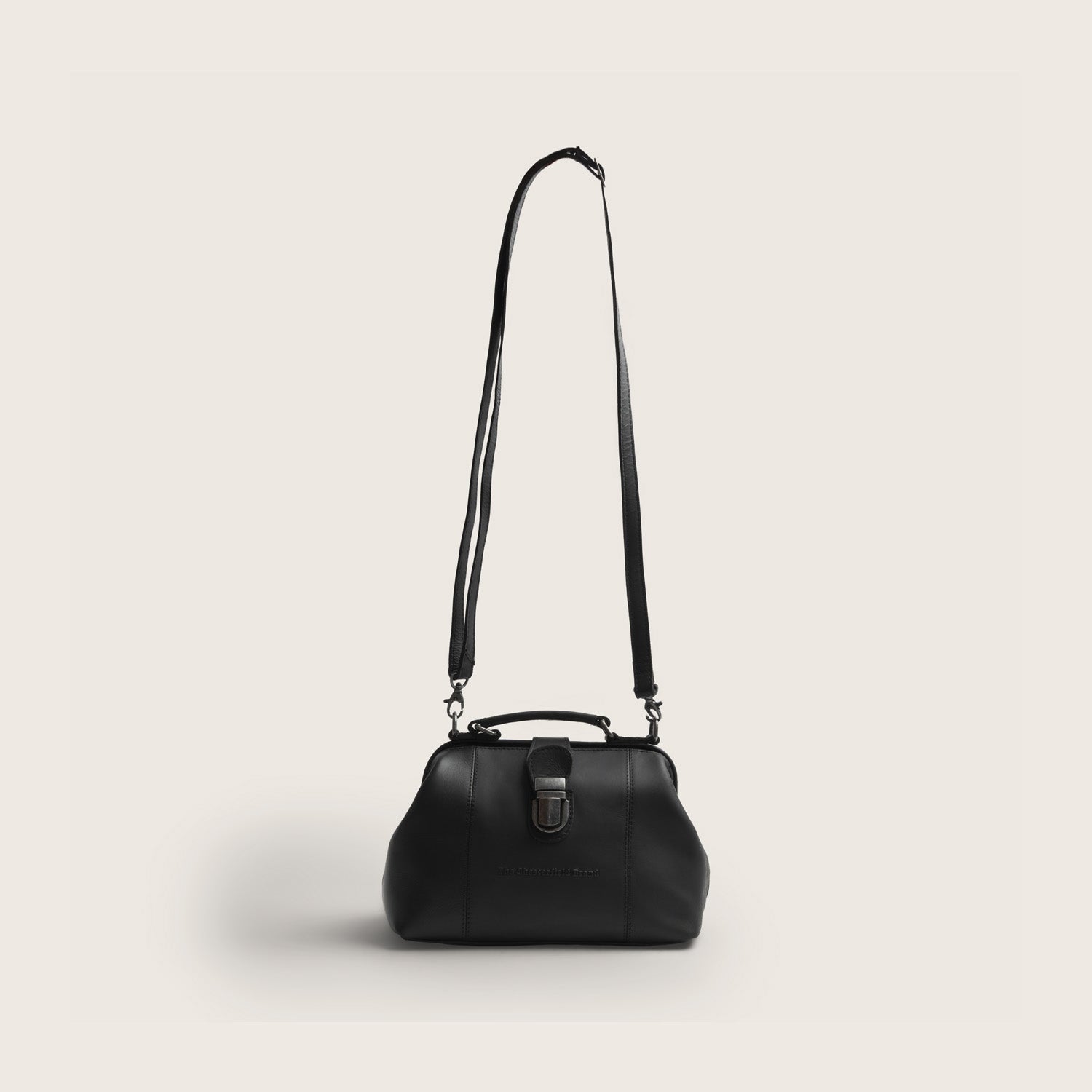 Leder Handtasche Schwarz Rachael