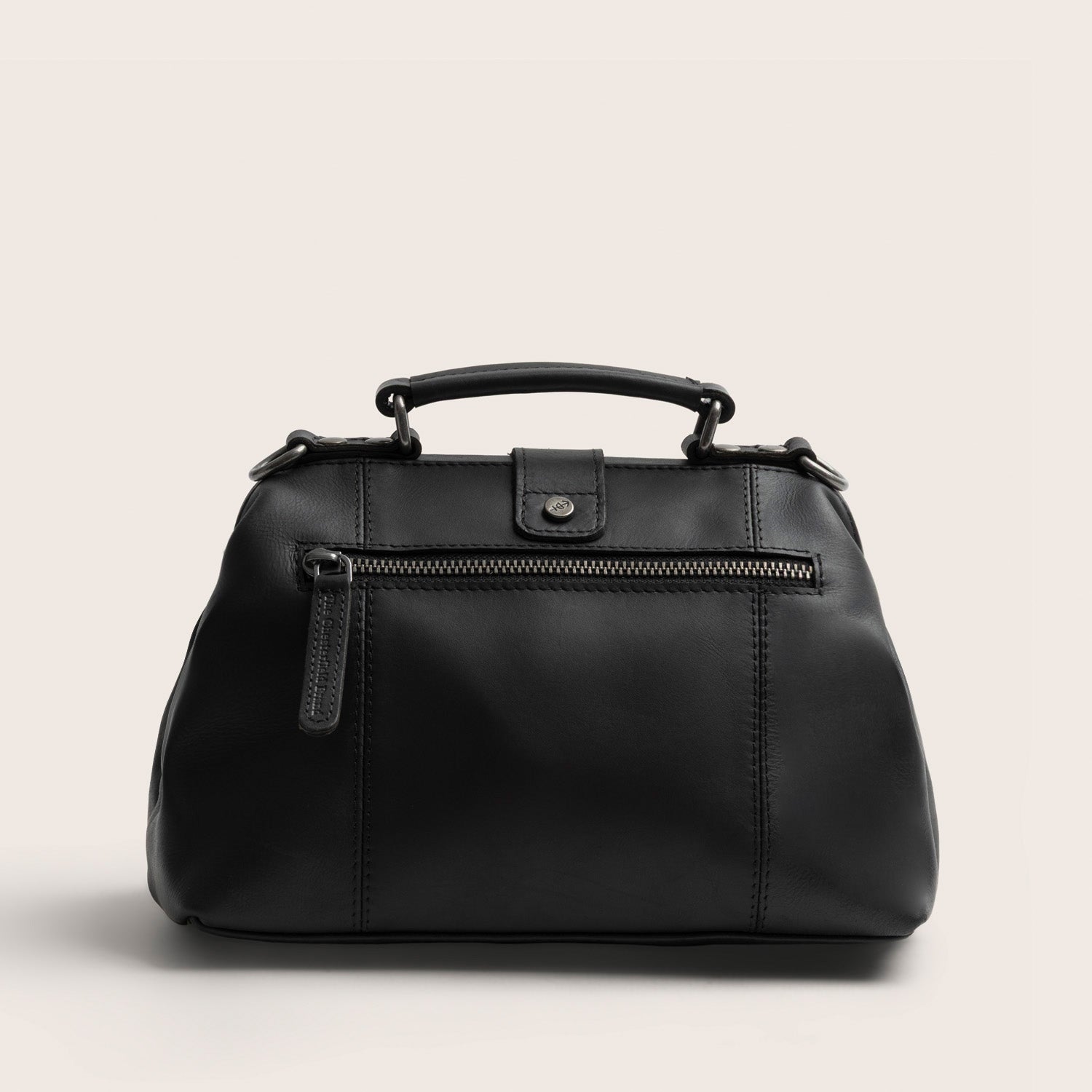 Leder Handtasche Schwarz Rachael