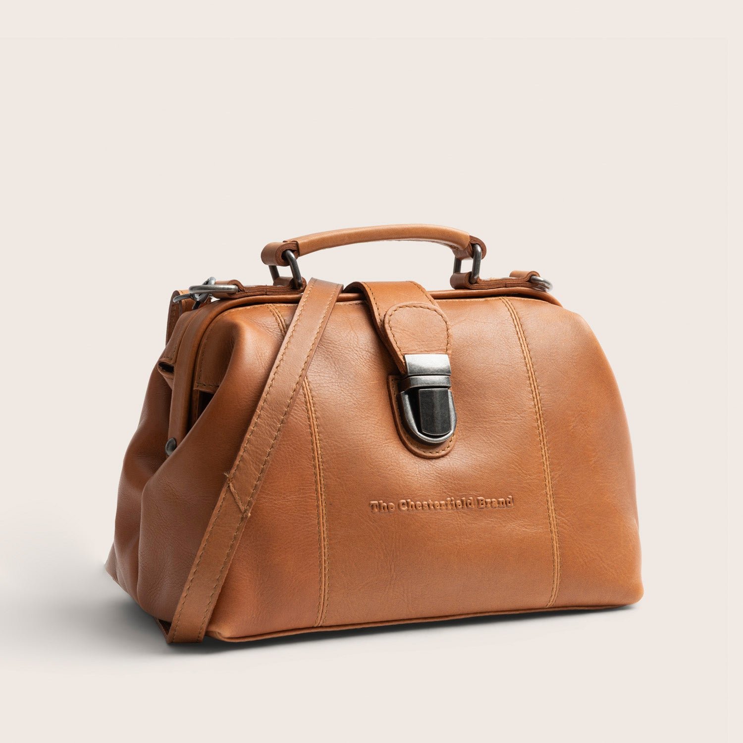 Leather Handbag Cognac Rachael