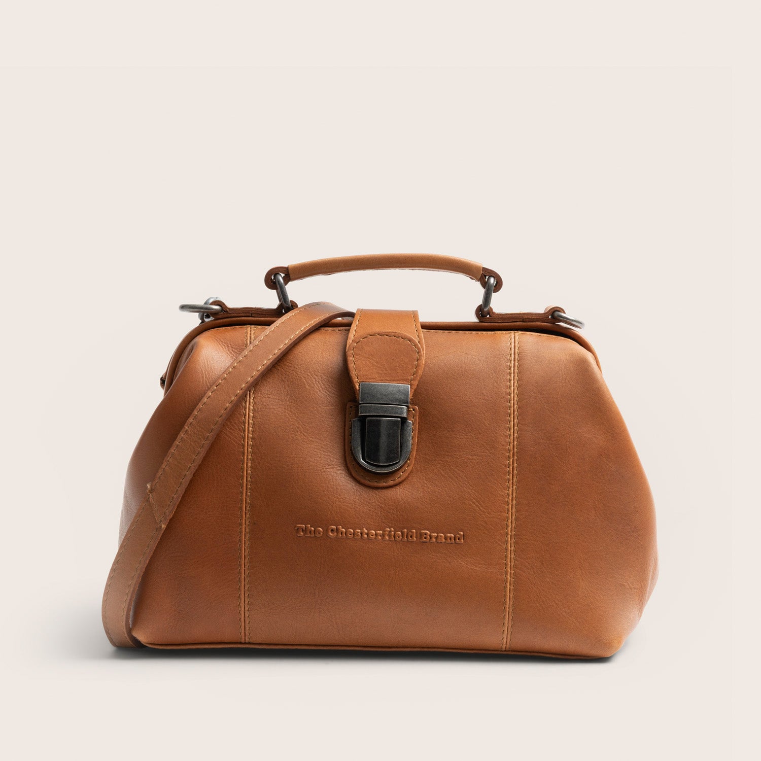 Leather Handbag Cognac Rachael