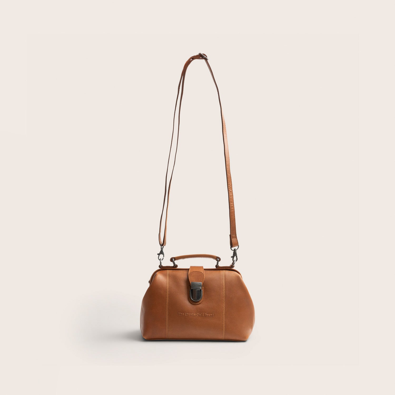 Leather Handbag Cognac Rachael