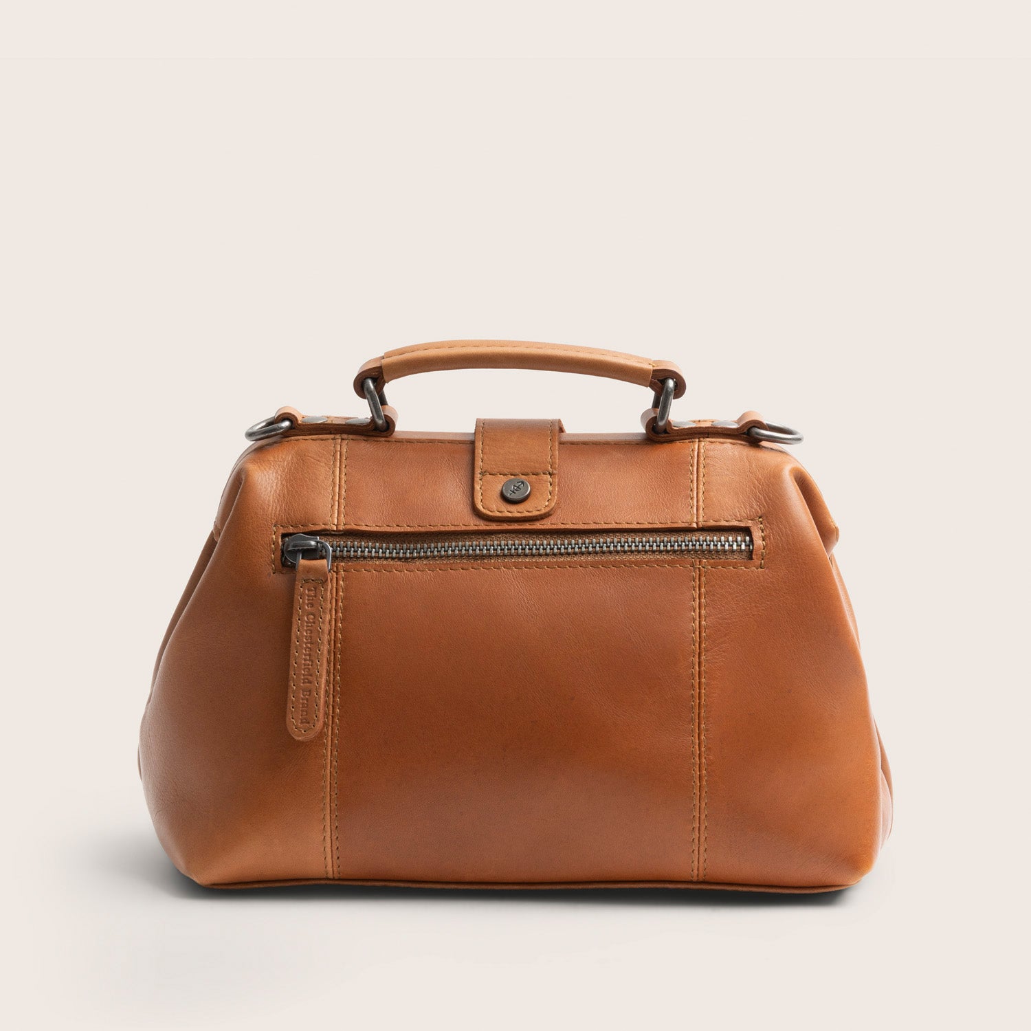 Leather Handbag Cognac Rachael