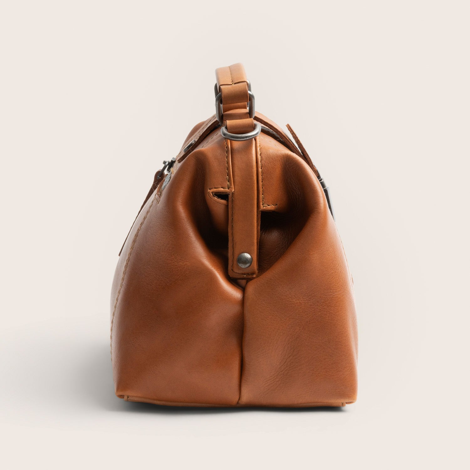 Leather Handbag Cognac Rachael
