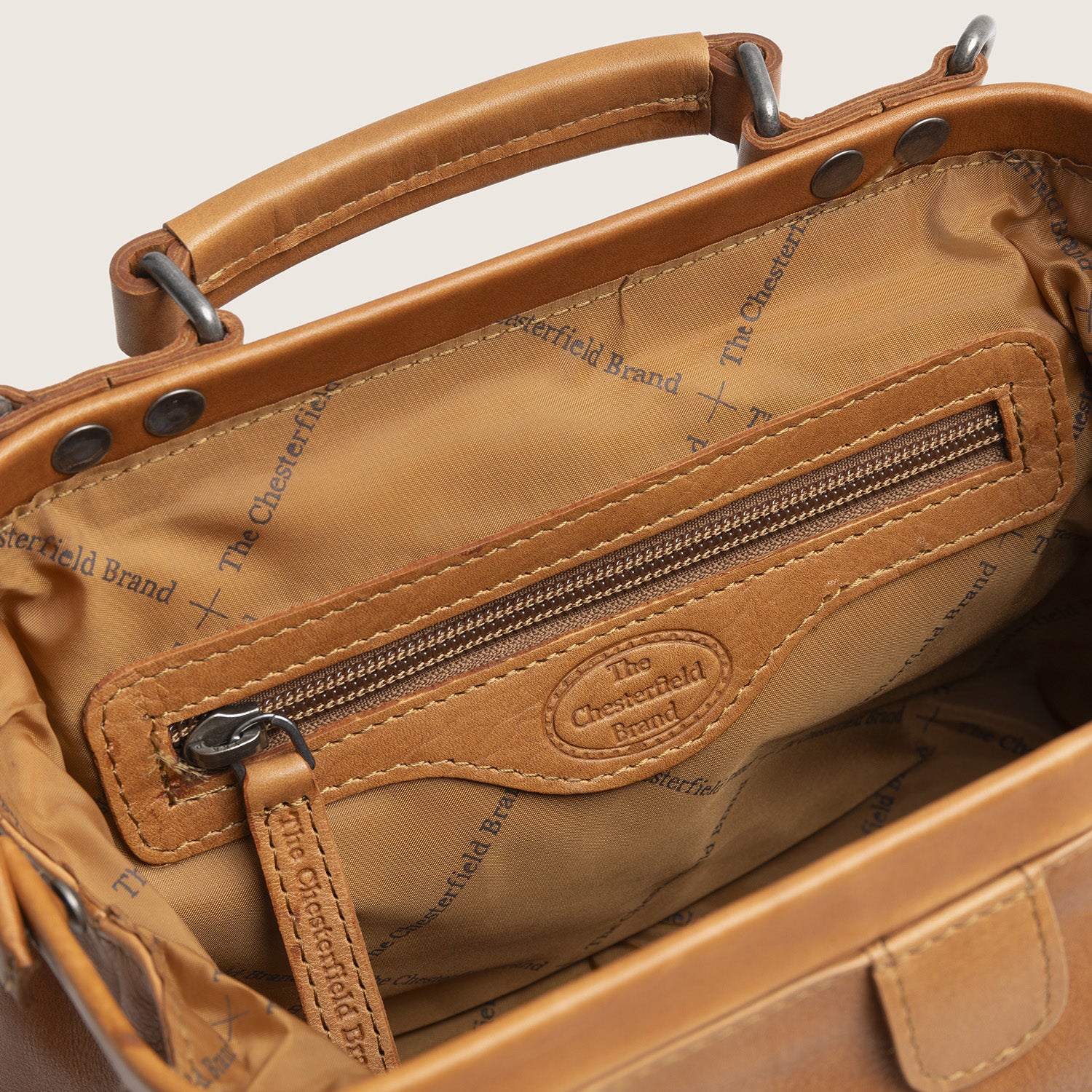 Leather Handbag Cognac Rachael