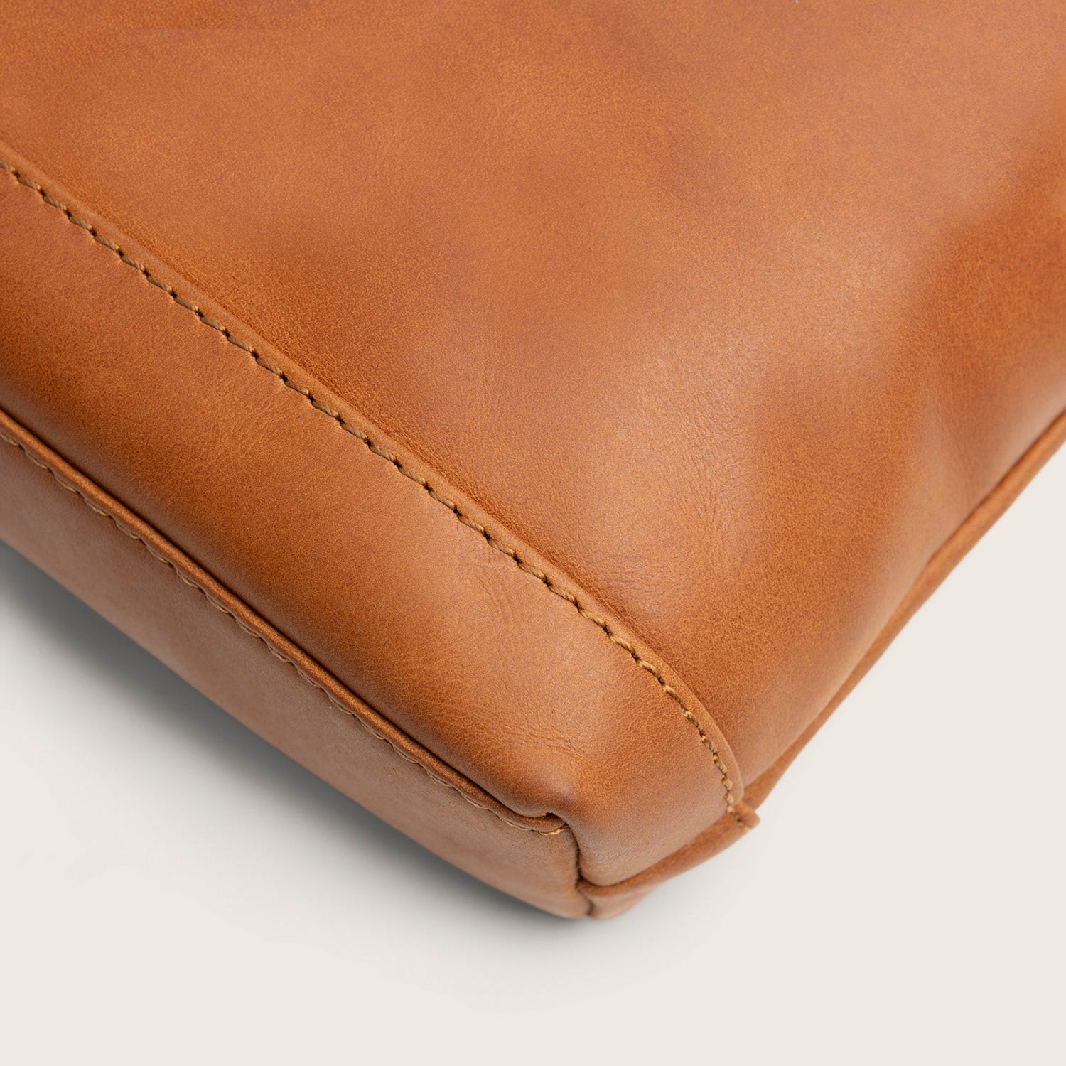 Leren Crossbody Tas Cognac Salerno