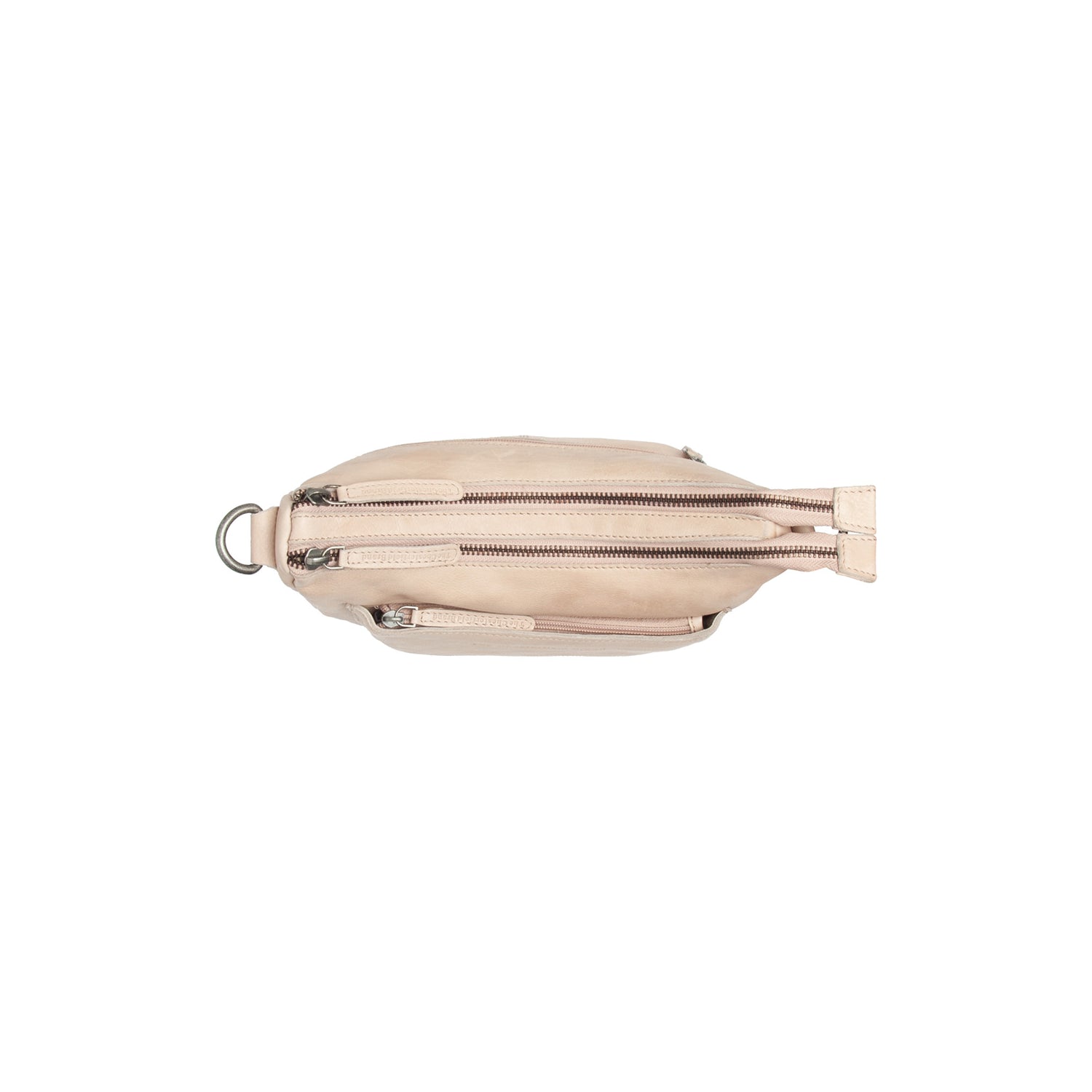 Sac Bandoulière en Cuir Beige Caroline