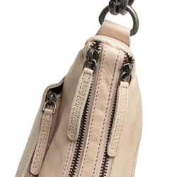 Sac Bandoulière en Cuir Beige Caroline