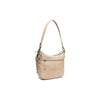 Sac Bandoulière en Cuir Beige Caroline