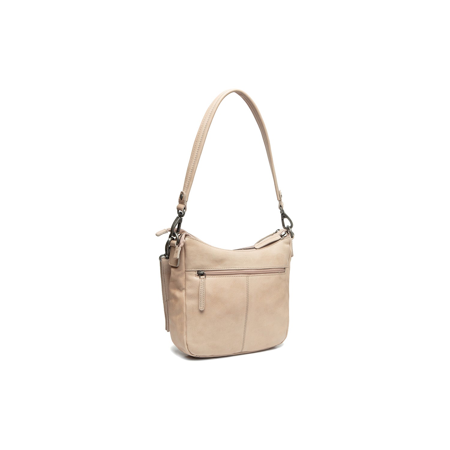Sac Bandoulière en Cuir Beige Caroline