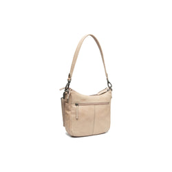Sac Bandoulière en Cuir Beige Caroline