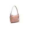 Sac Bandoulière en Cuir Rose Vintage Caroline