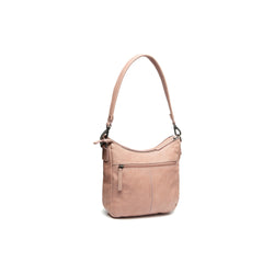 Sac Bandoulière en Cuir Rose Vintage Caroline