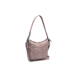 Sac Bandoulière en Cuir Lilas Lavande Caroline