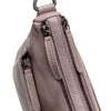 Sac Bandoulière en Cuir Lilas Lavande Caroline