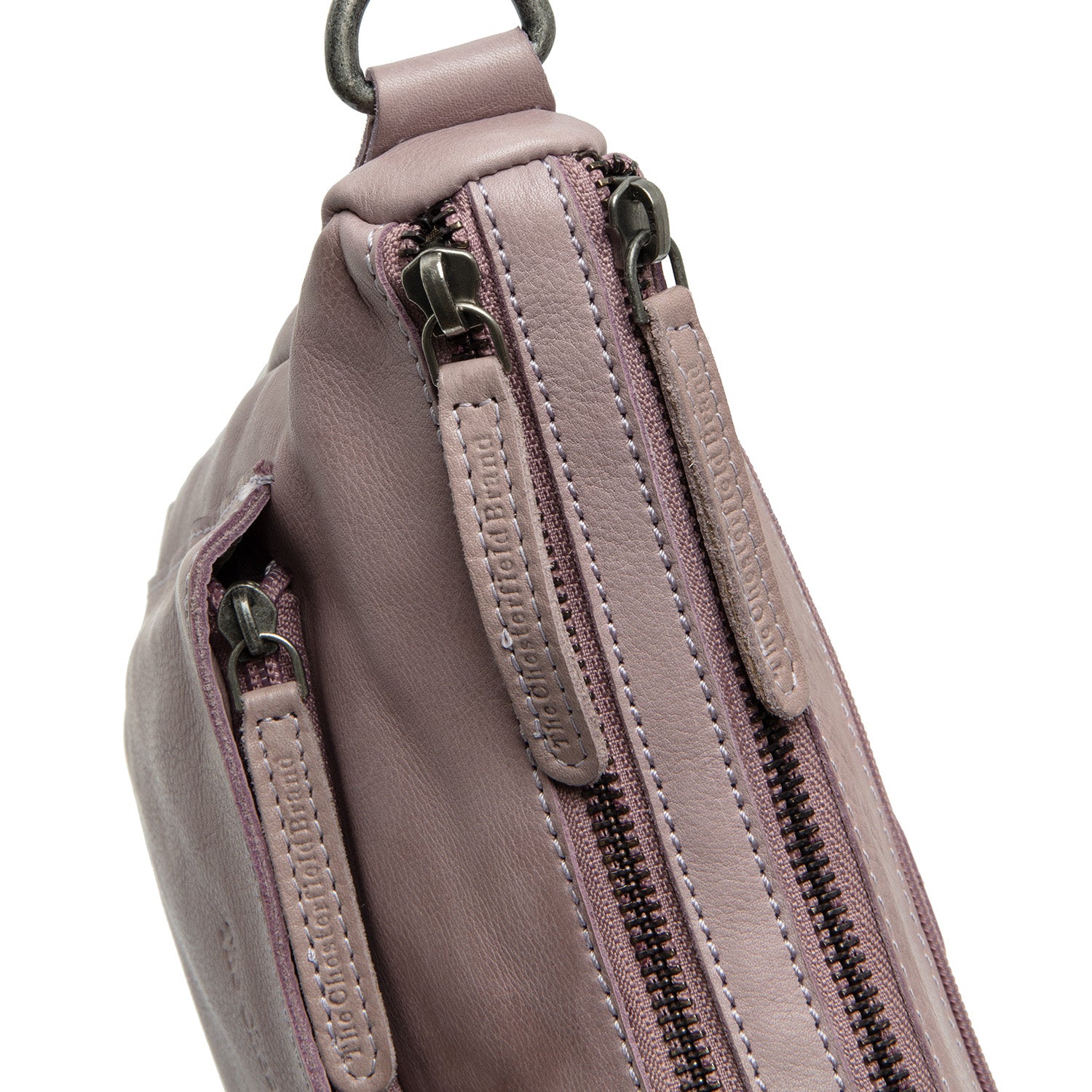 Sac Bandoulière en Cuir Lilas Lavande Caroline