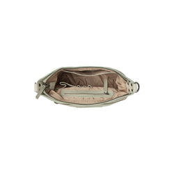 Sac Bandoulière en Cuir Vert Océan Lucy