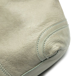 Sac Bandoulière en Cuir Vert Océan Lucy